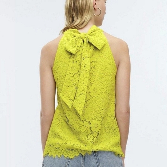 J. Crew Lace Halter Bow Tank - Picture 4 of 10